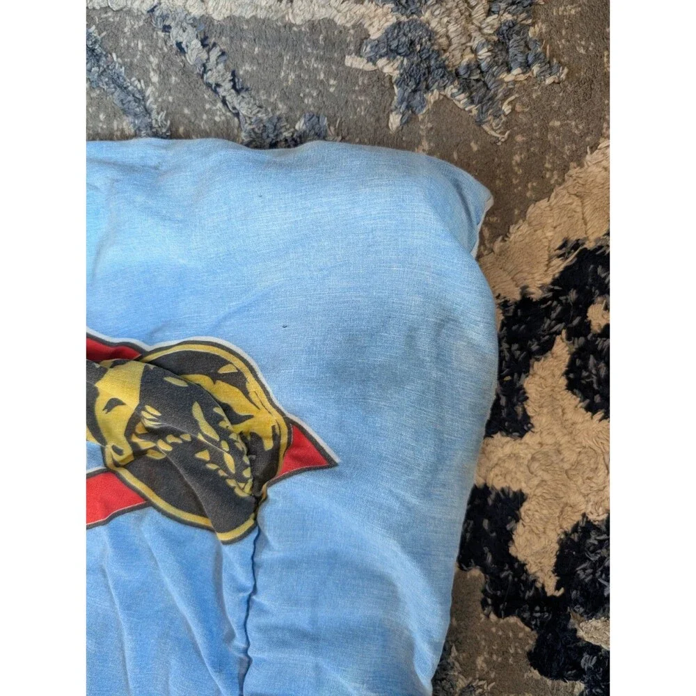 Mighty Morphin Power Rangers 1994 Vintage Twin Size Comforter Blanket Retro USED